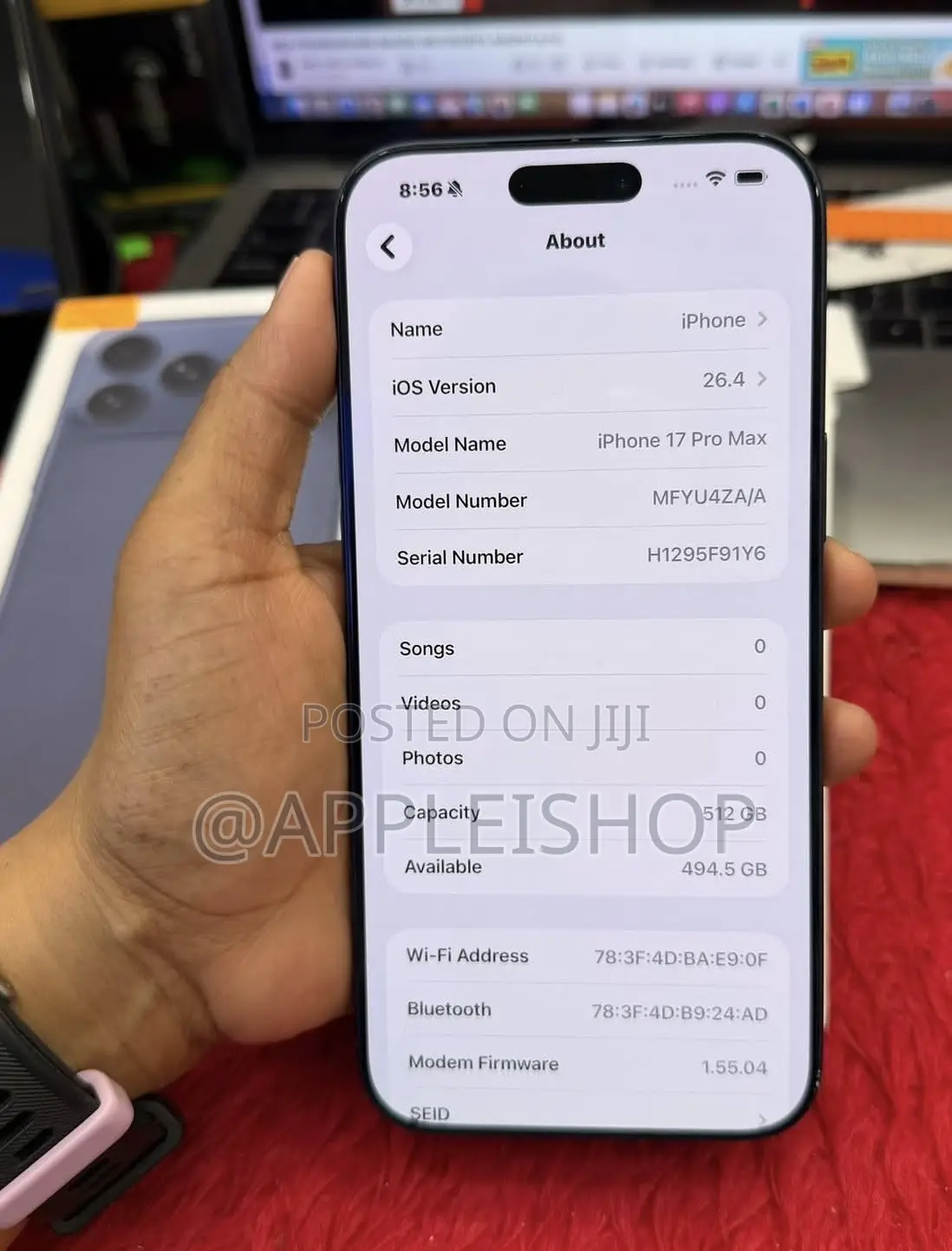 Apple iPhone 17 Pro Max 512 GB Blue