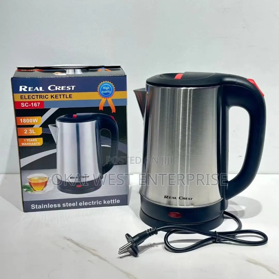 Silver(Real) Crest Electric Kettle