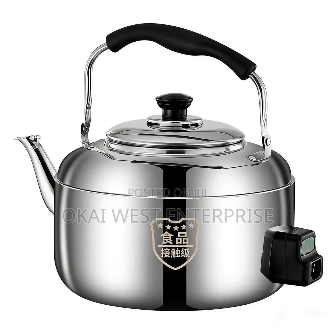 Classic Comfort: Large-Capacity Stainless Steel Electric Kettle 6.8L