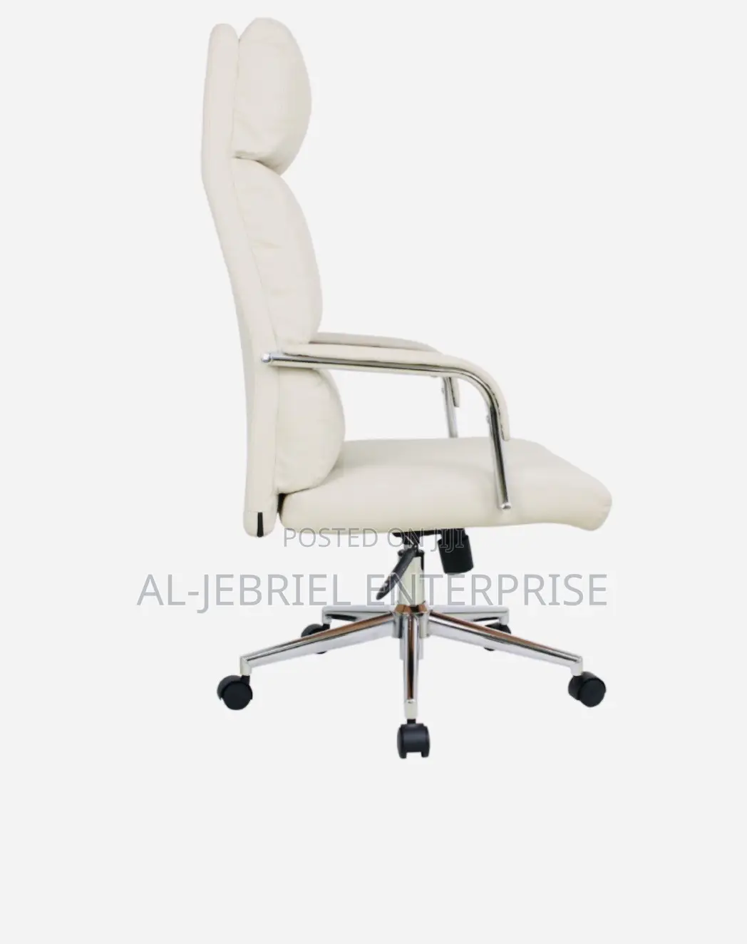 Eldo Fixed Chrome Armrest Backrest and Seat Chair