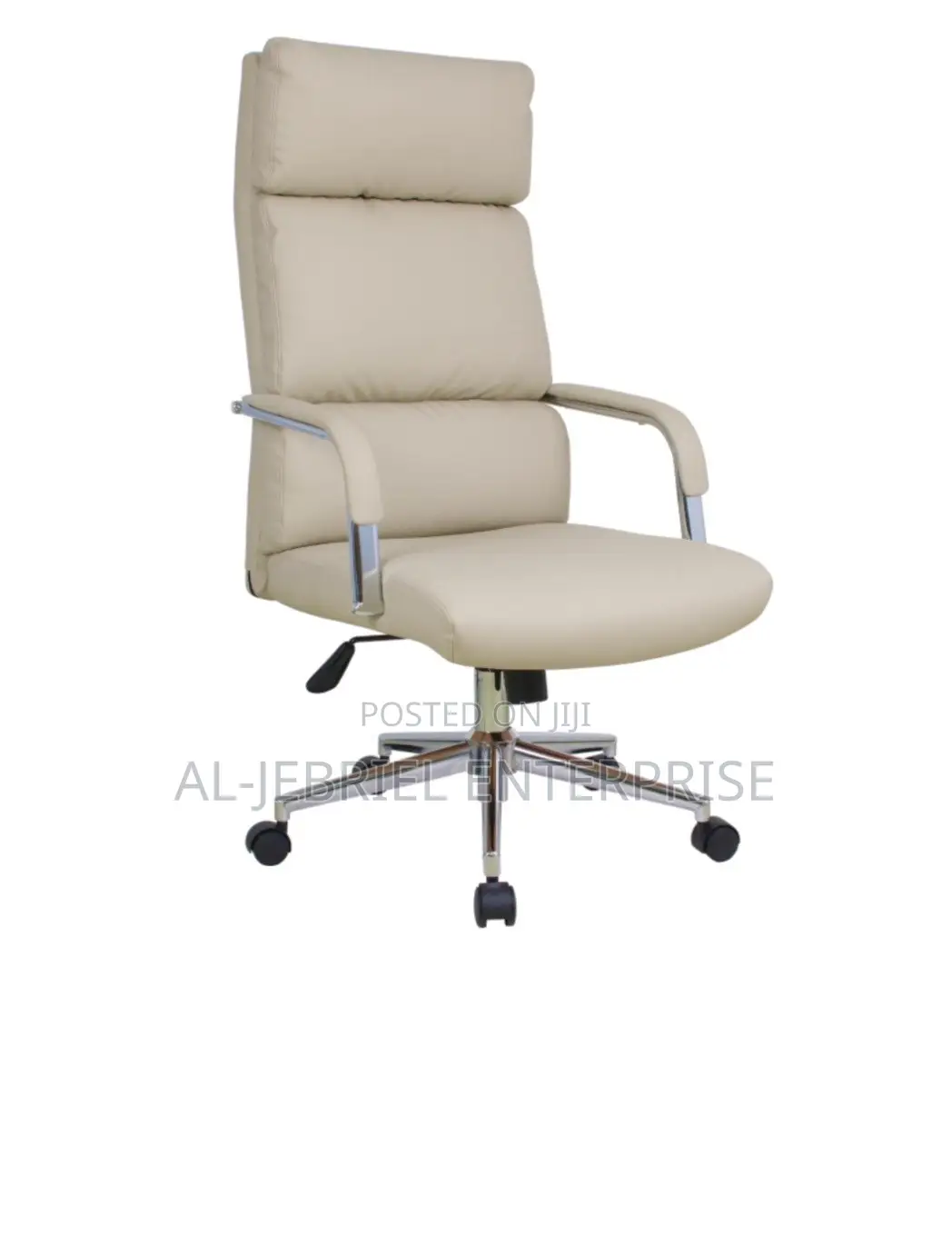 Eldo Fixed Chrome Armrest Backrest and Seat Chair