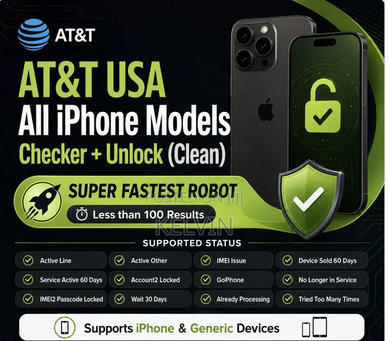 At&t iPhone and Android Network Unlock All Models