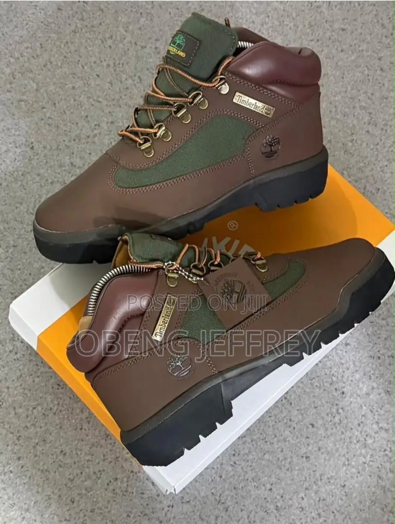 Original Timberland Waterproof Field Boot Coffee N Olive Green
