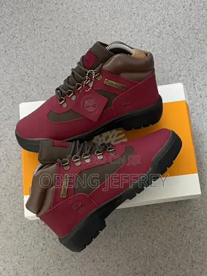 Original Timberland Waterproof Field Boot Burgundy