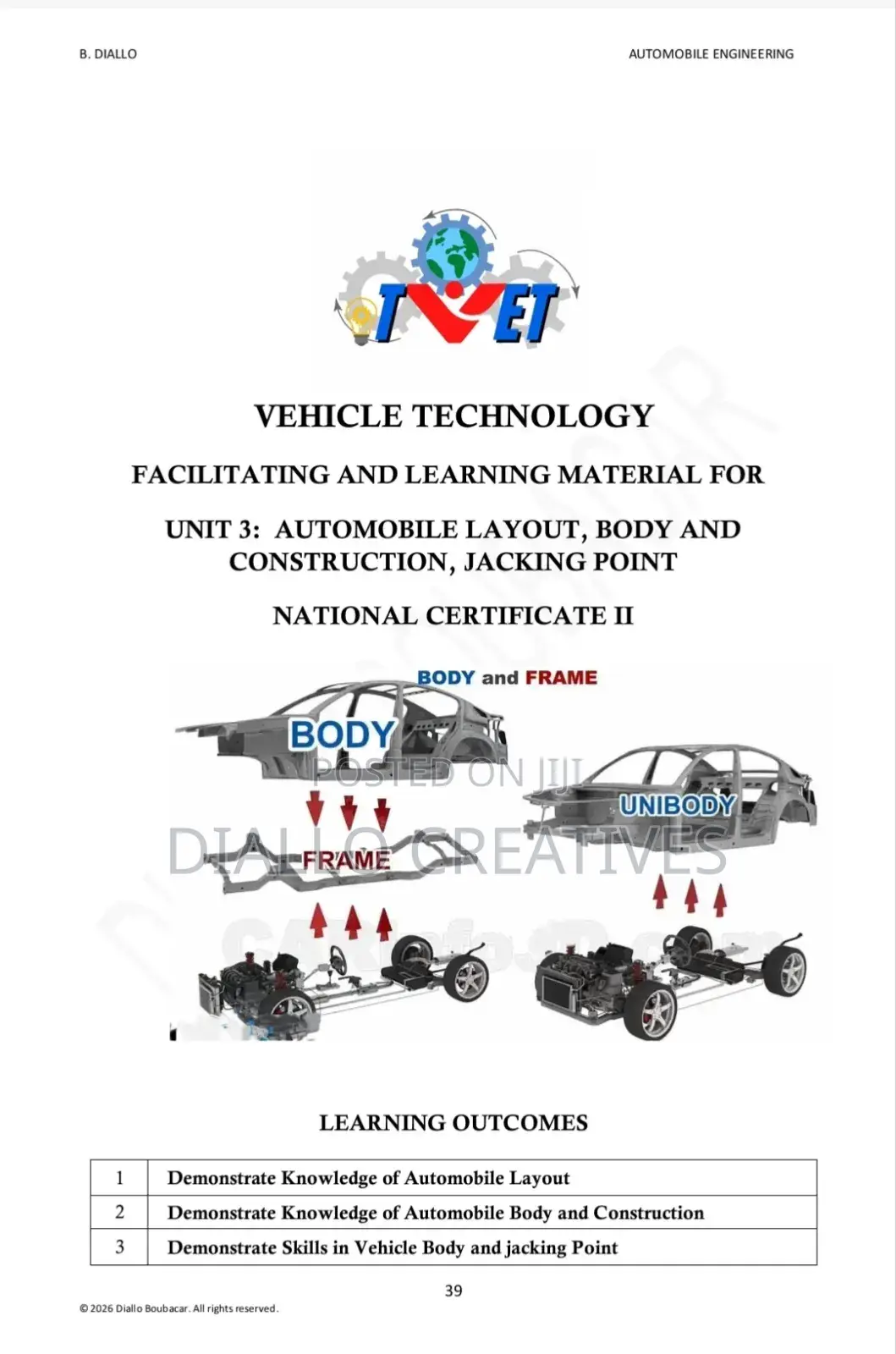 Automobile Engineering Technology Textbook