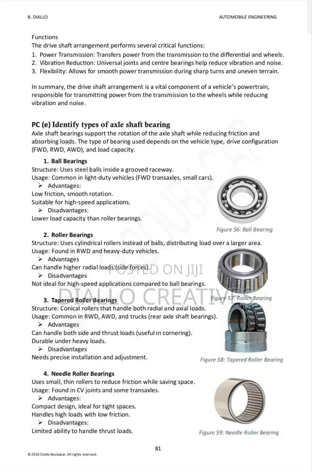 Automobile Engineering Technology Textbook