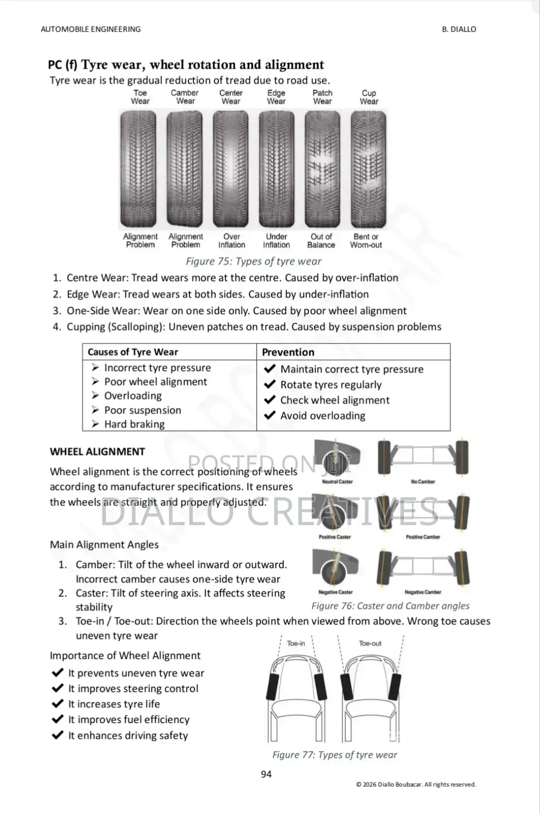 Automobile Engineering Technology Textbook