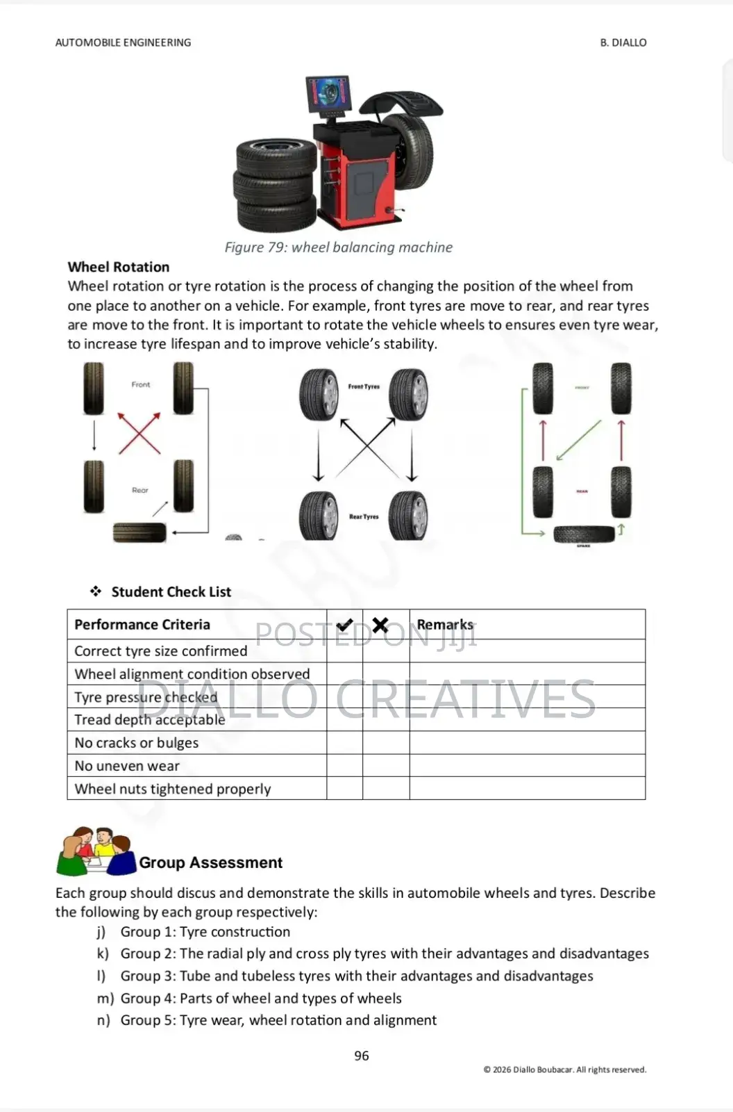 Automobile Engineering Technology Textbook