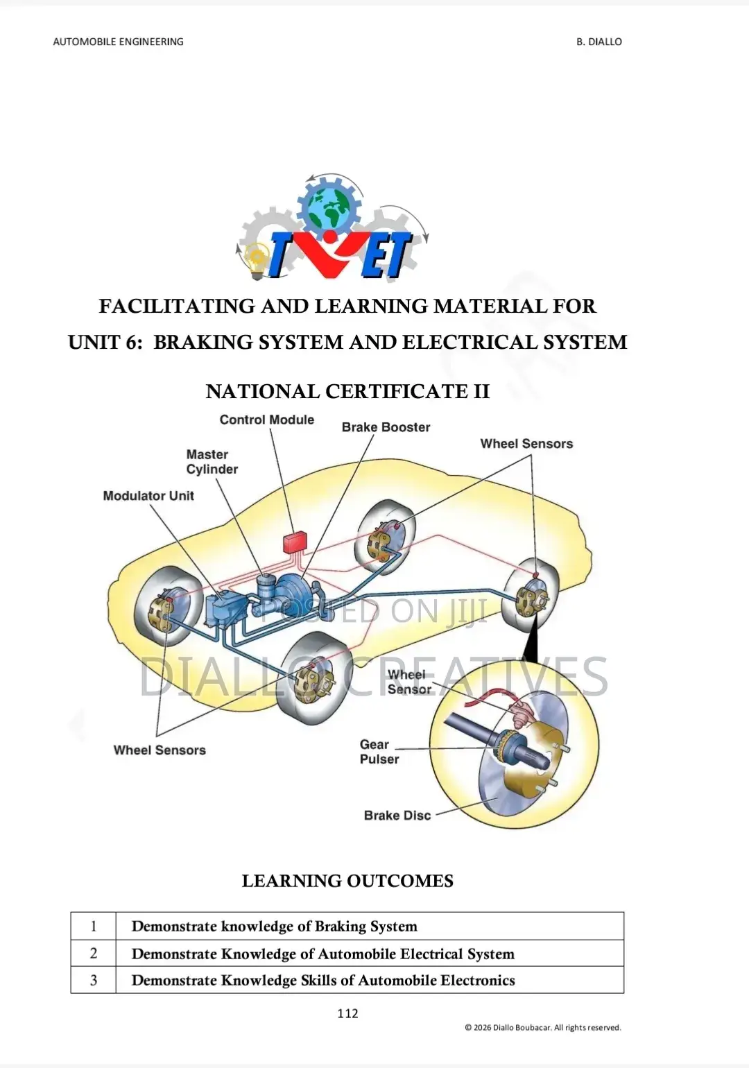 Automobile Engineering Technology Textbook