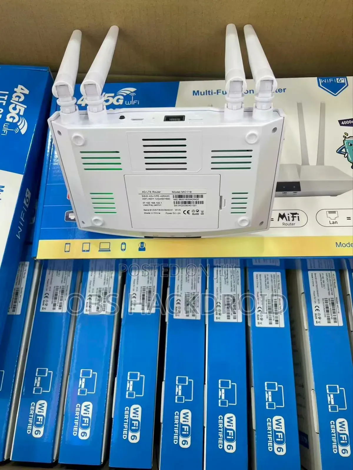 4g Powerful Wifi 6 Router