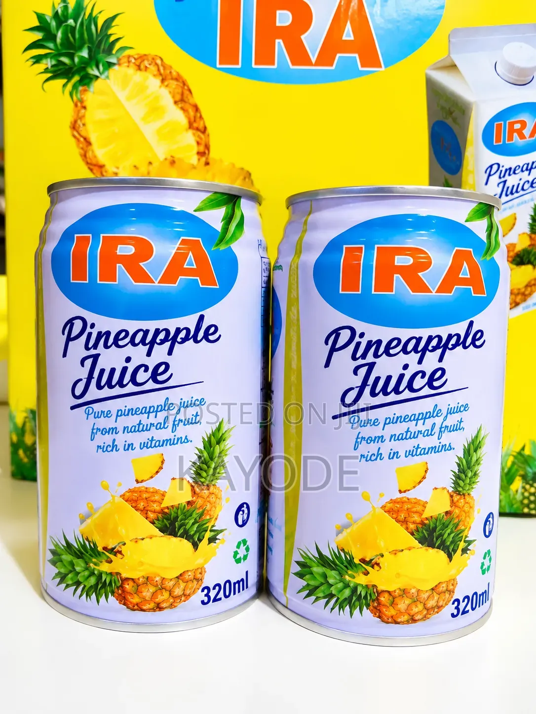 Ira Pineapple Juice 320ml - Wholesale Offer