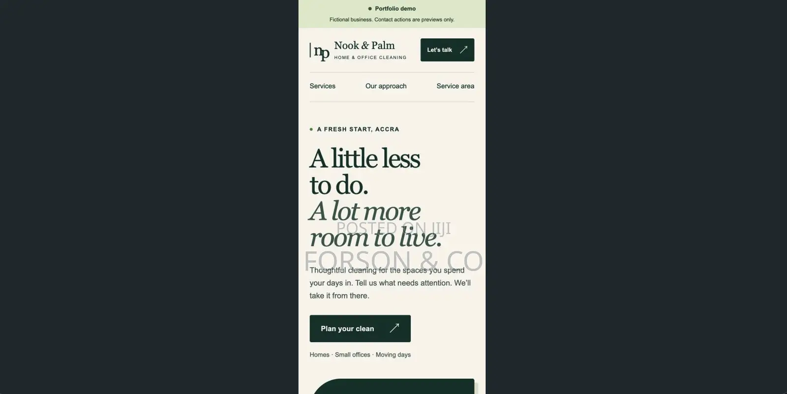 Mobile-Friendly Business Website With WhatsApp Contact