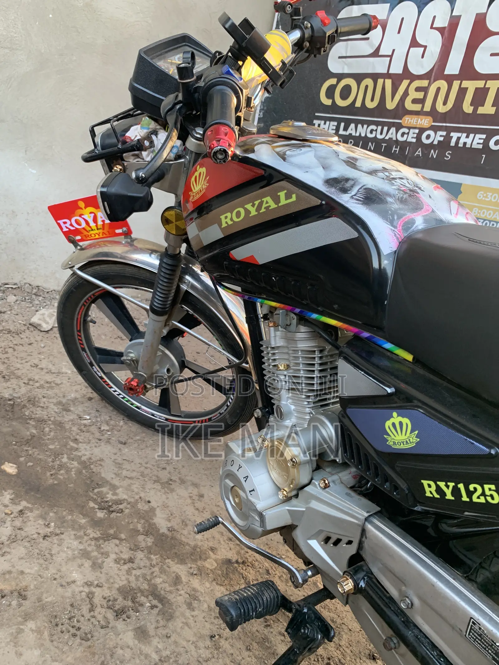 New Royal RY125 2026 Black