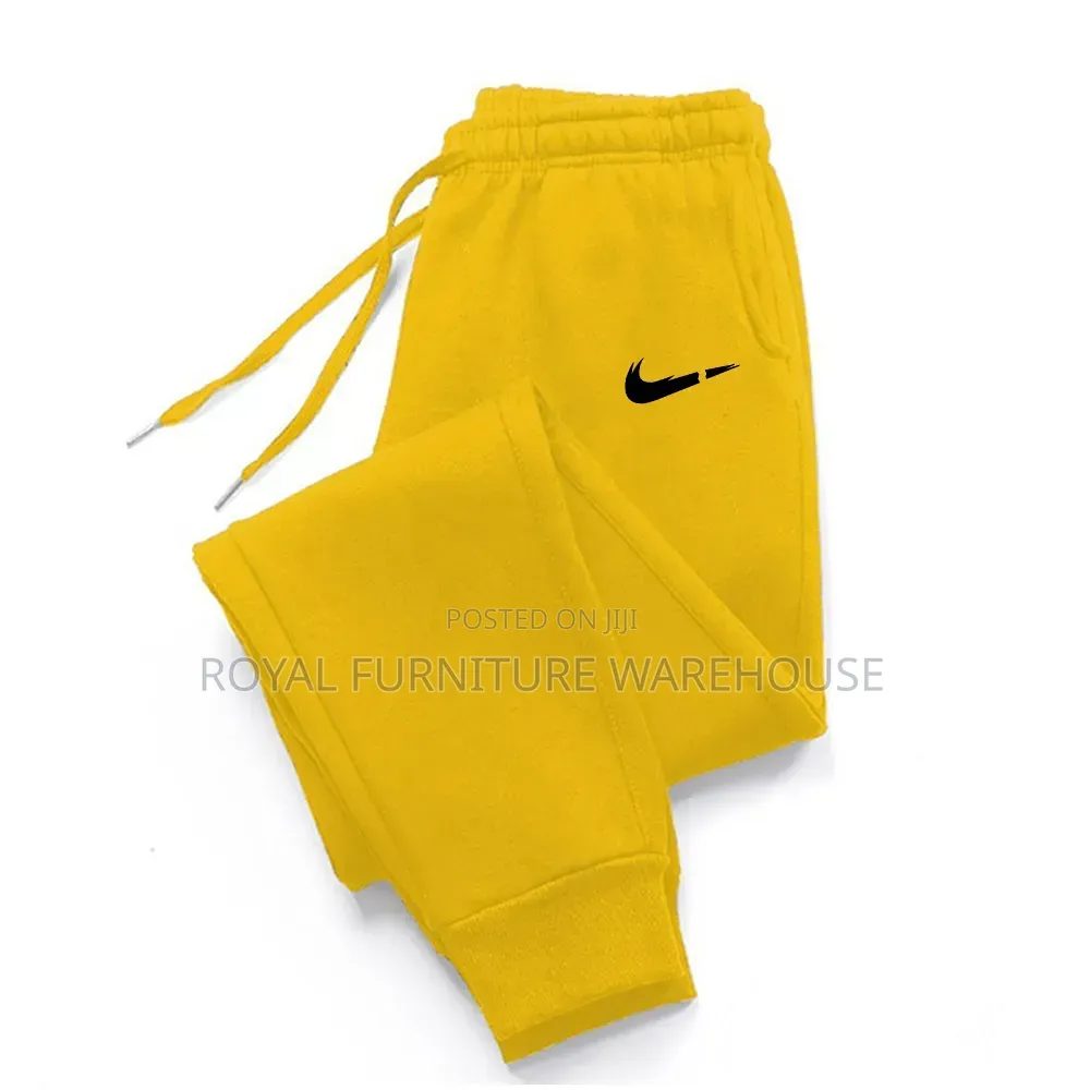 Casual Athletic Sweatpants and Joggers Featuring Various Brand Logos