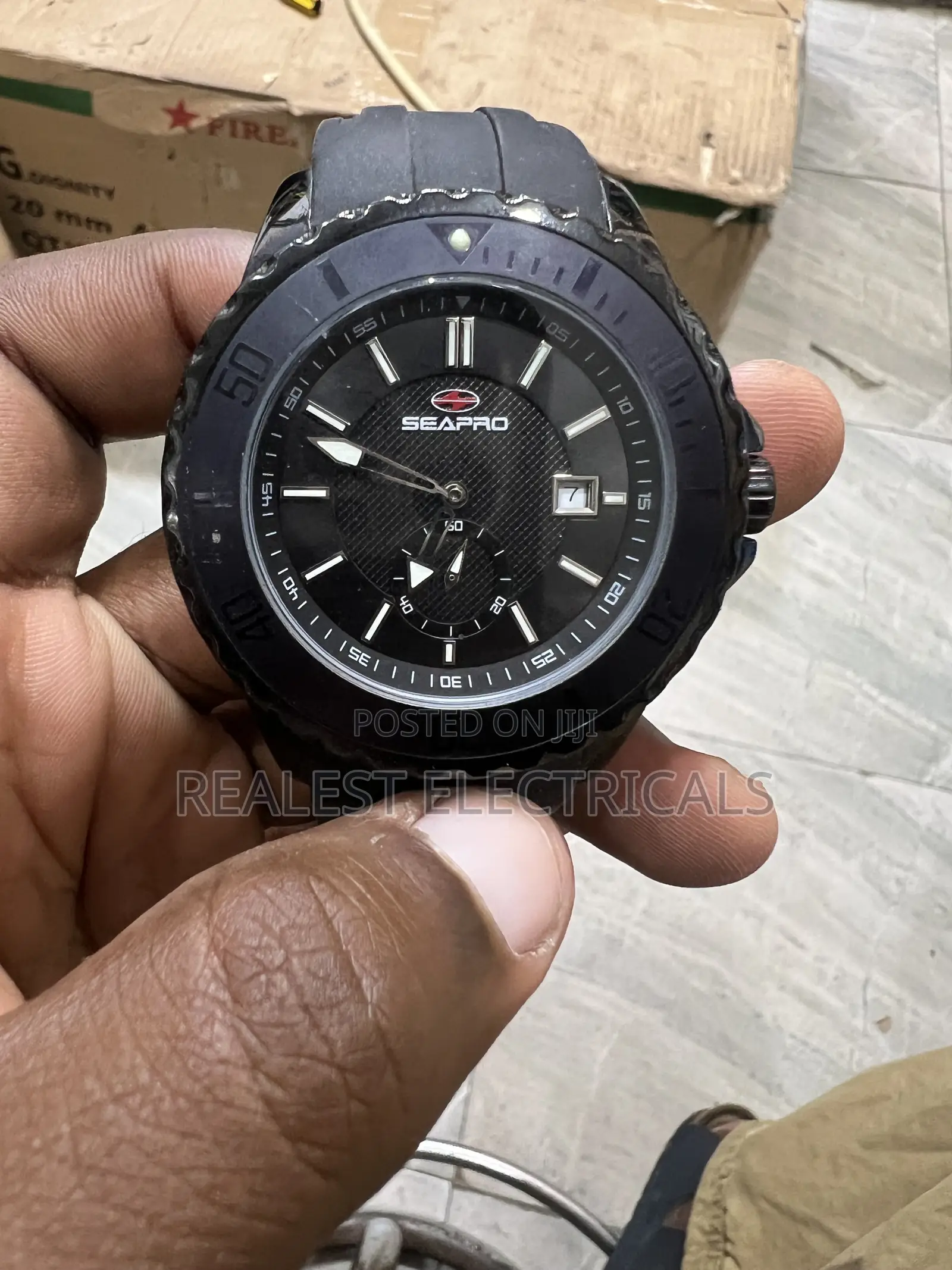 Seapro Men's Force Black Dial Watch - SP0513