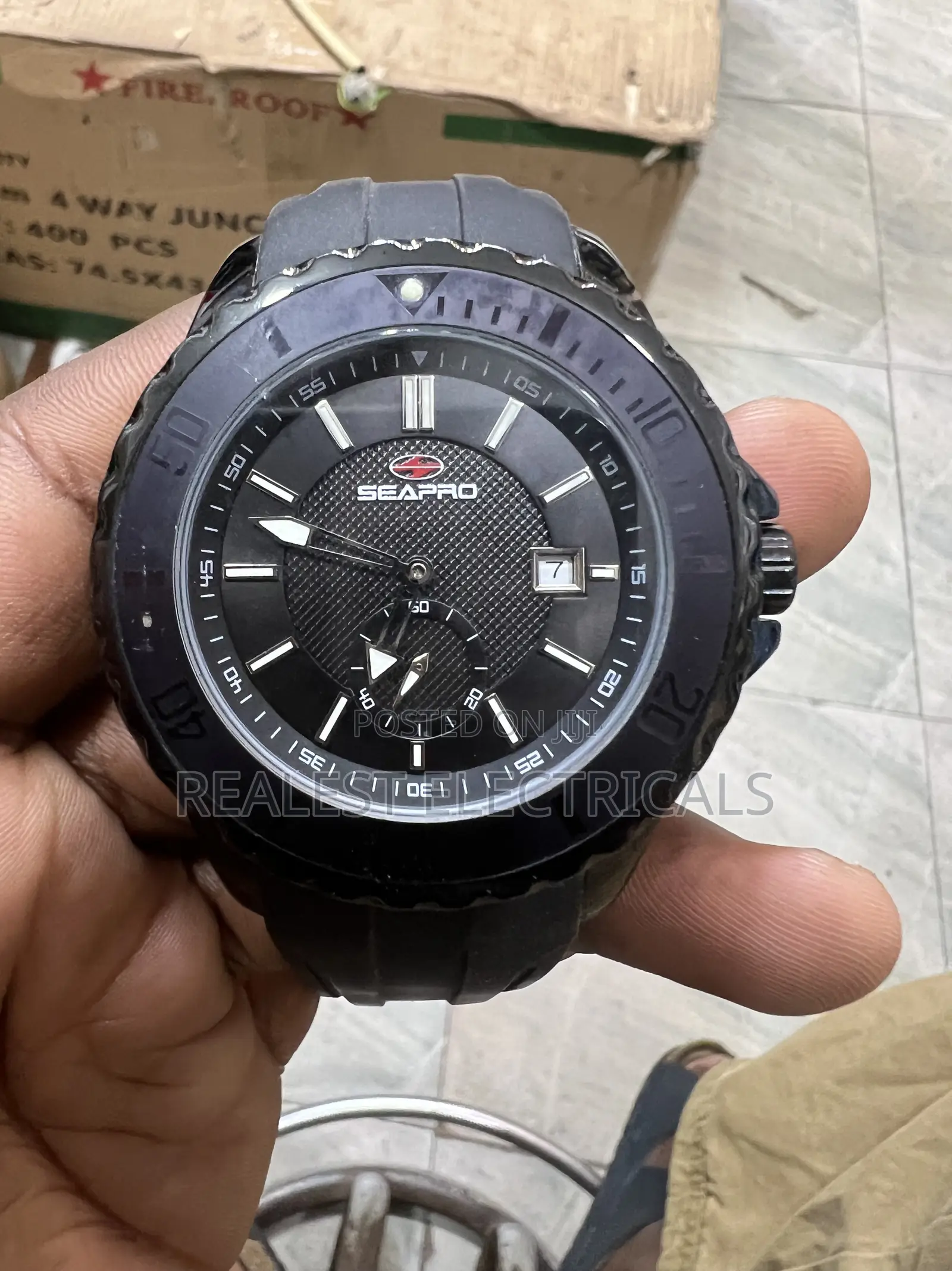 Seapro Men's Force Black Dial Watch - SP0513
