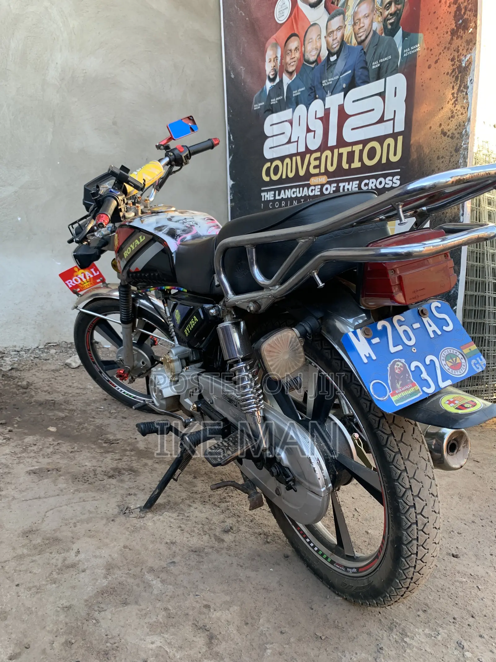 New Royal RY125 2026 Black