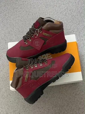 TIMBERLAND Waterproof Gore-Tex Field Boot Mid (Burgundy)