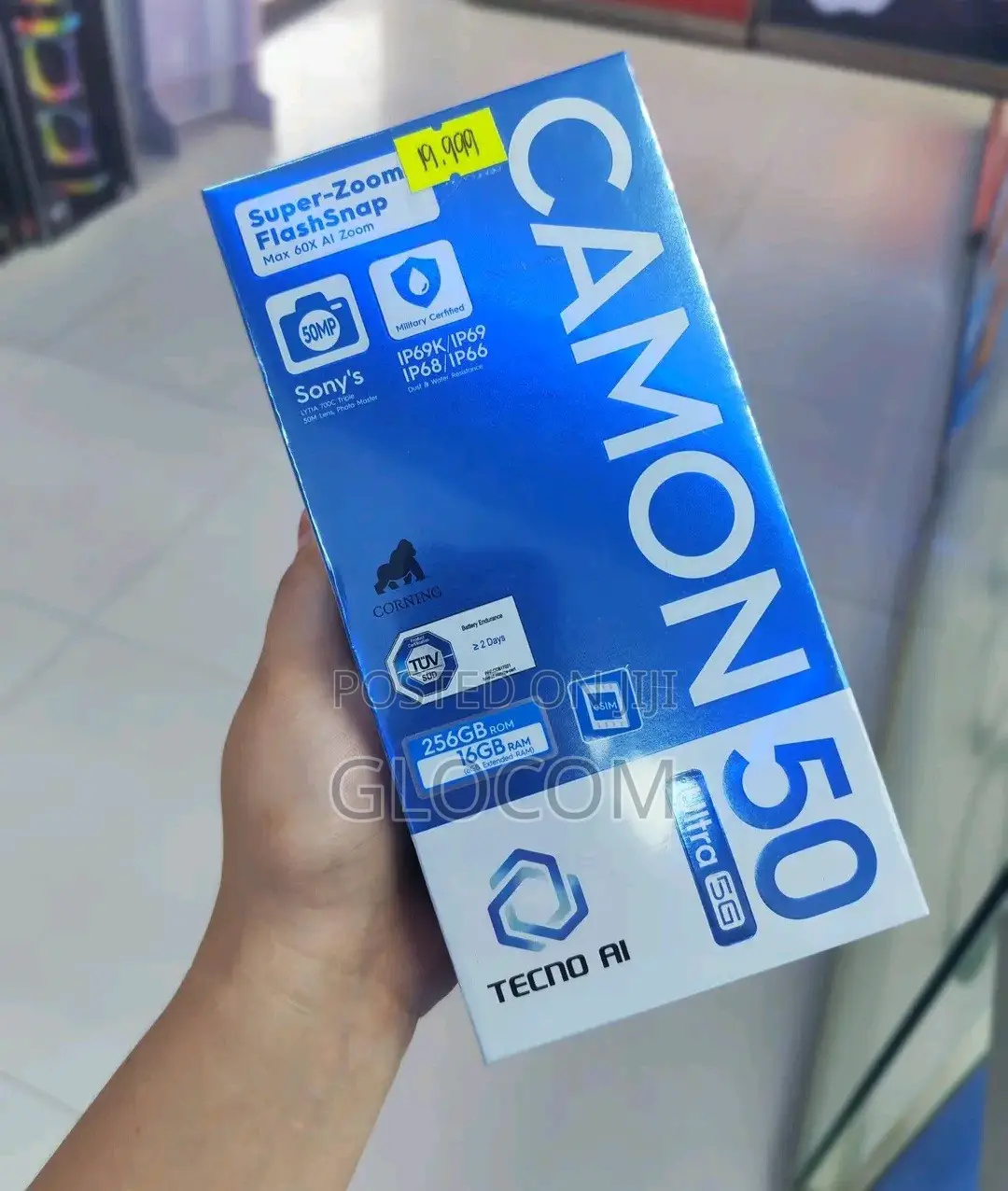 New Tecno Camon 50 Ultra 512 GB Blue