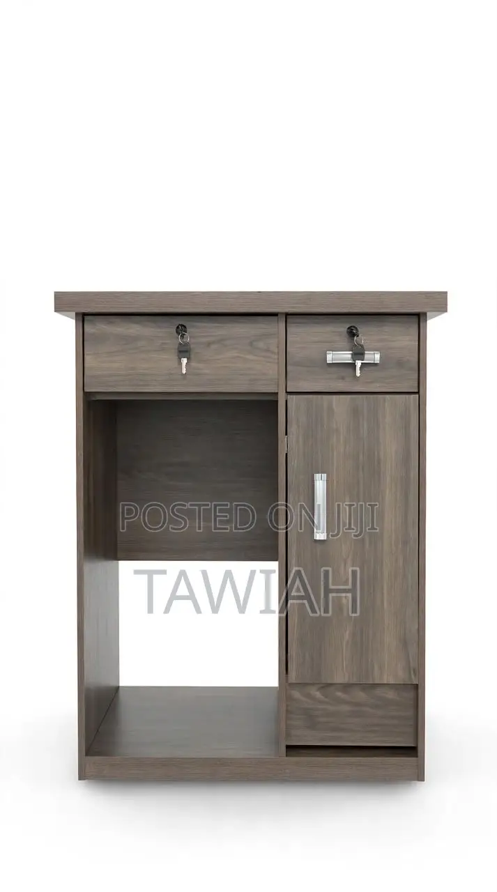 1m Office Desk With 2 Drawers