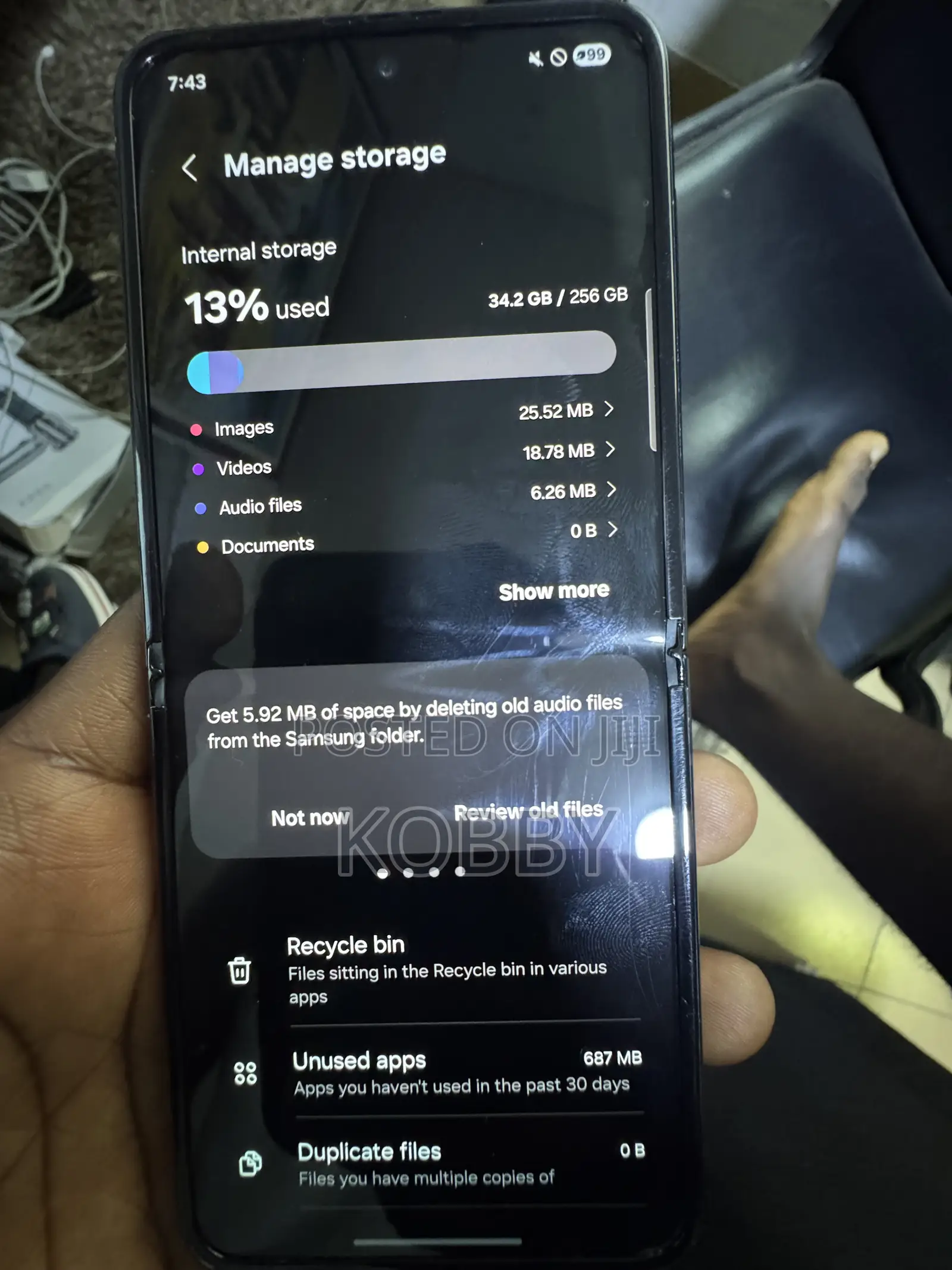 Samsung Galaxy Z Fold 3 256 GB Black