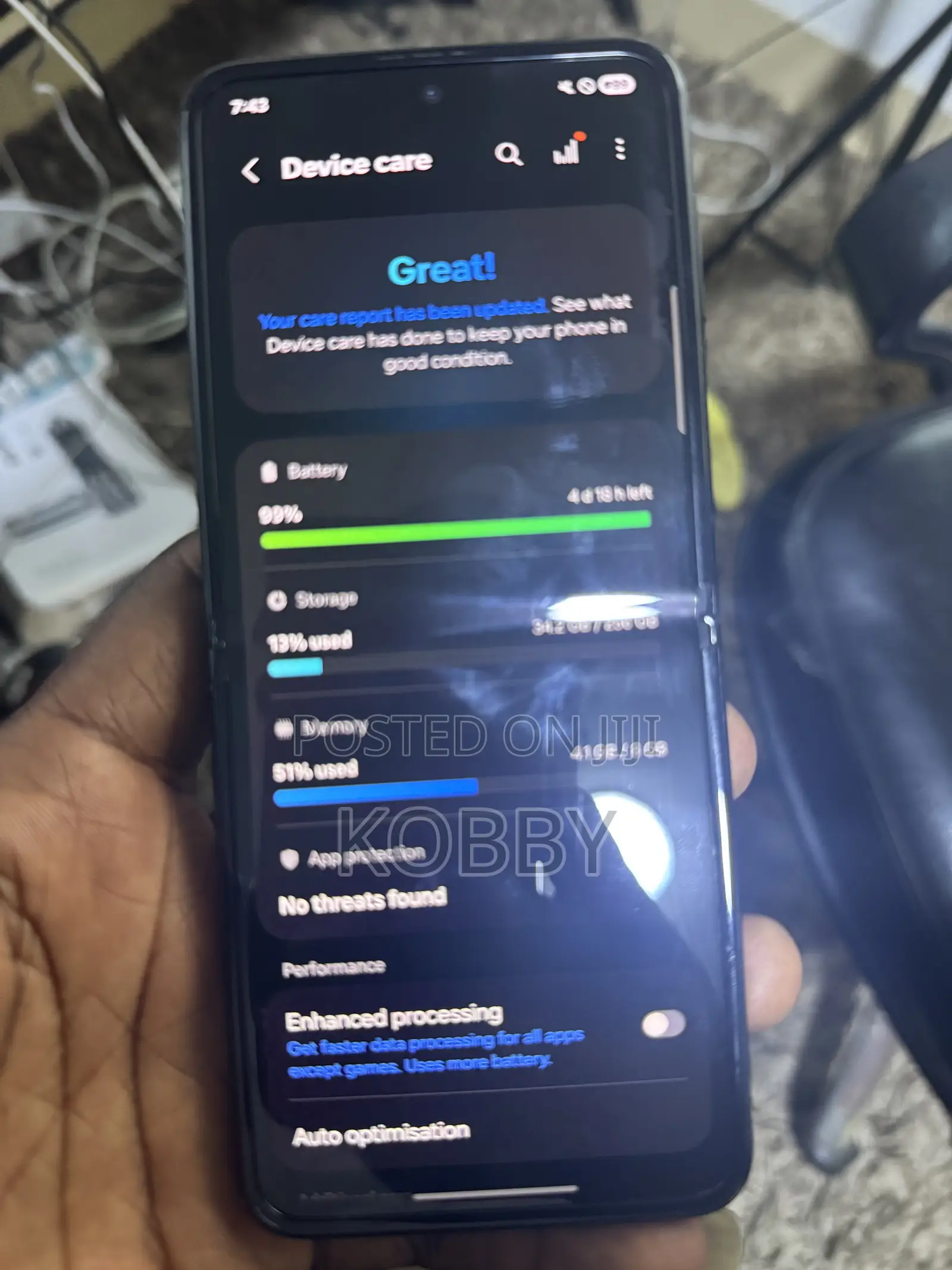 Samsung Galaxy Z Fold 3 256 GB Black