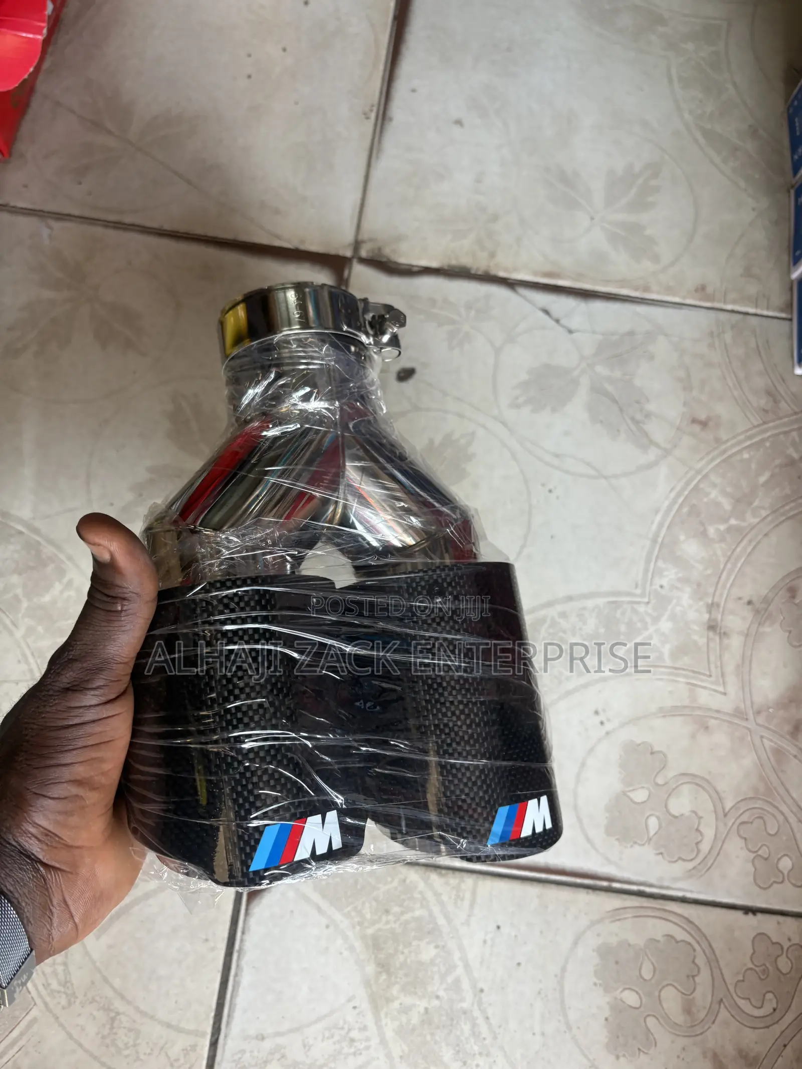 Original BMW Double Exhaust Muffler Tail