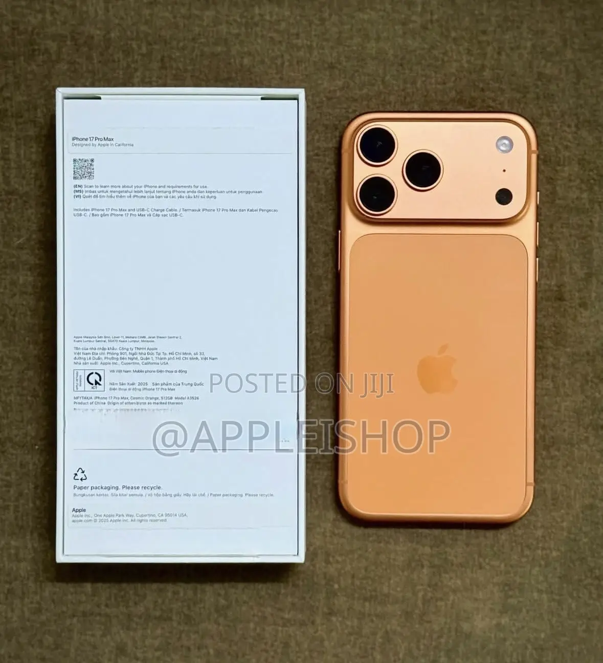Apple iPhone 17 Pro Max 512 GB Orange