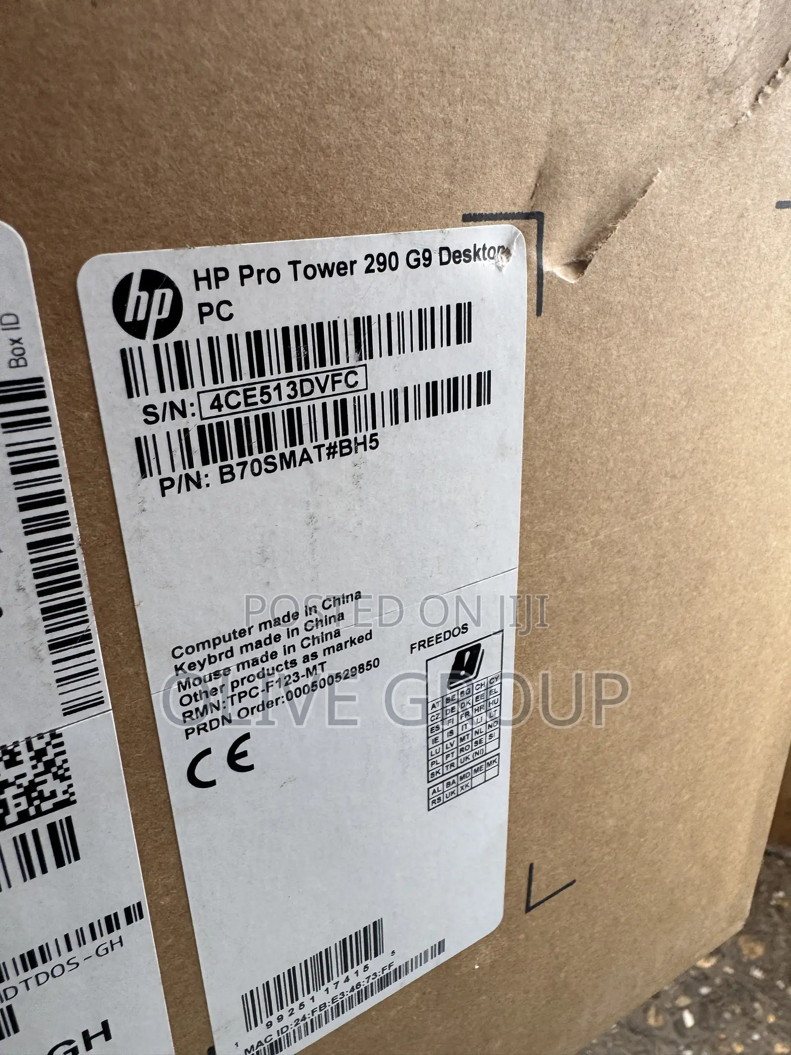 New Desktop Computer HP 290 G9 8GB Intel Core i7 SSD 512GB