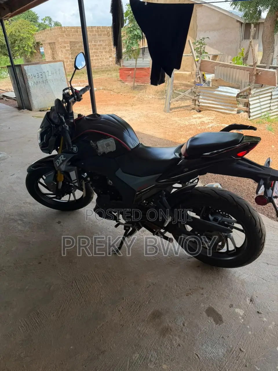 New Haojue DR190S 2026 Black