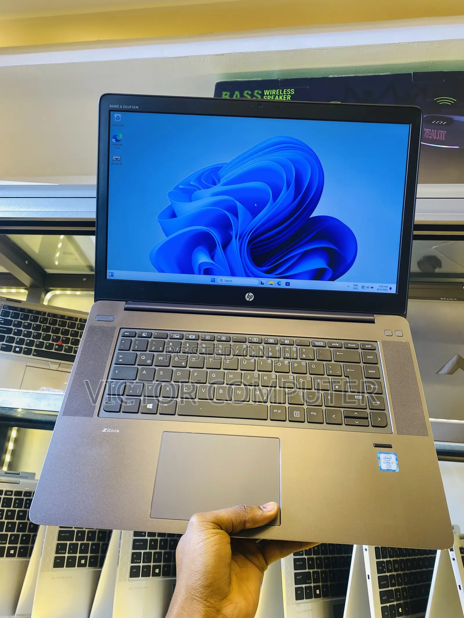 Laptop HP ZBook Studio G3 16GB Intel Core i7 SSD 256GB