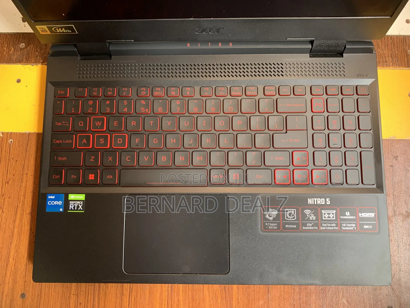 New Laptop Acer Nitro 5 8GB Intel Core i5 HDD+SSD 512GB