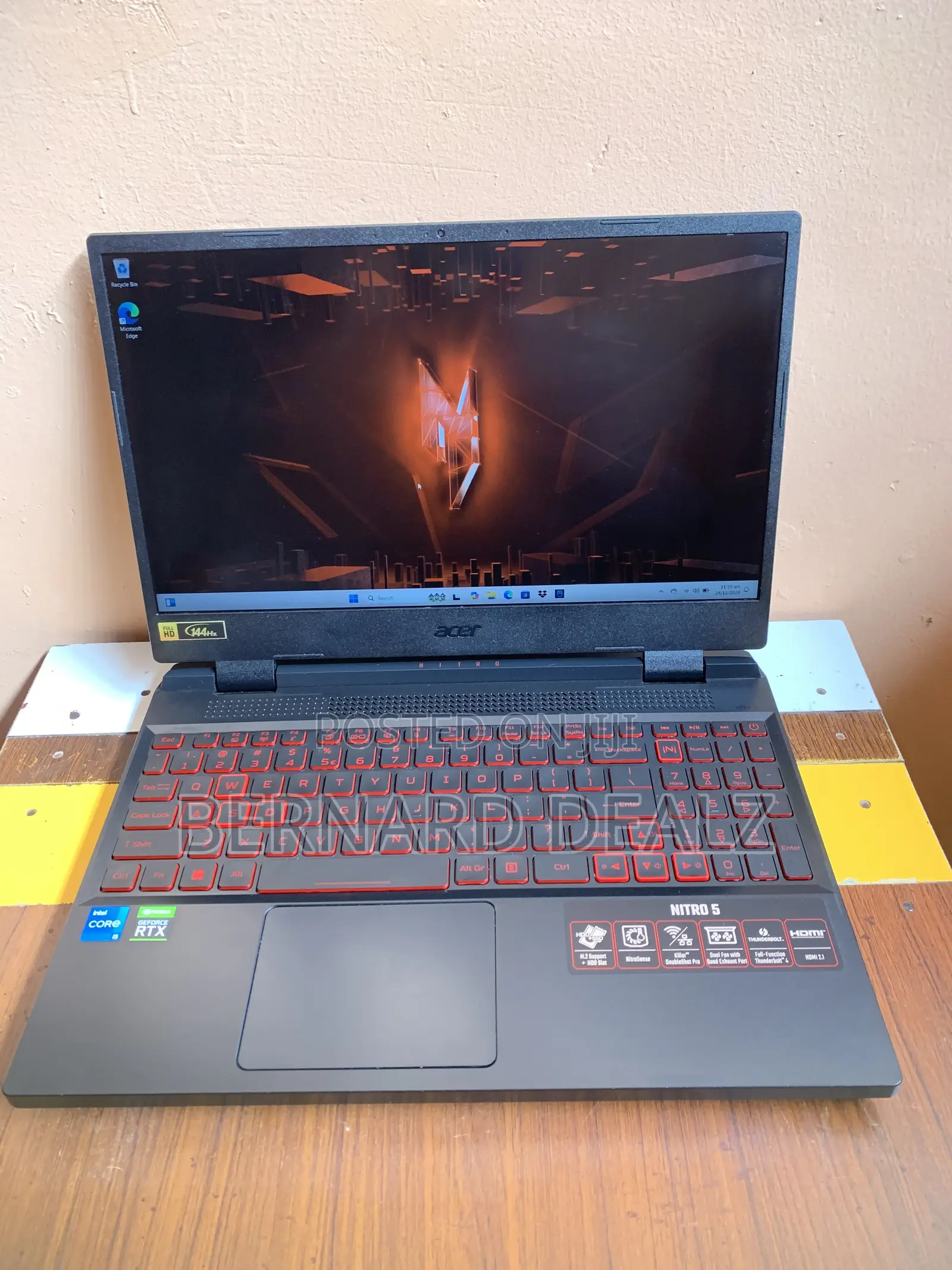 New Laptop Acer Nitro 5 8GB Intel Core i5 HDD+SSD 512GB