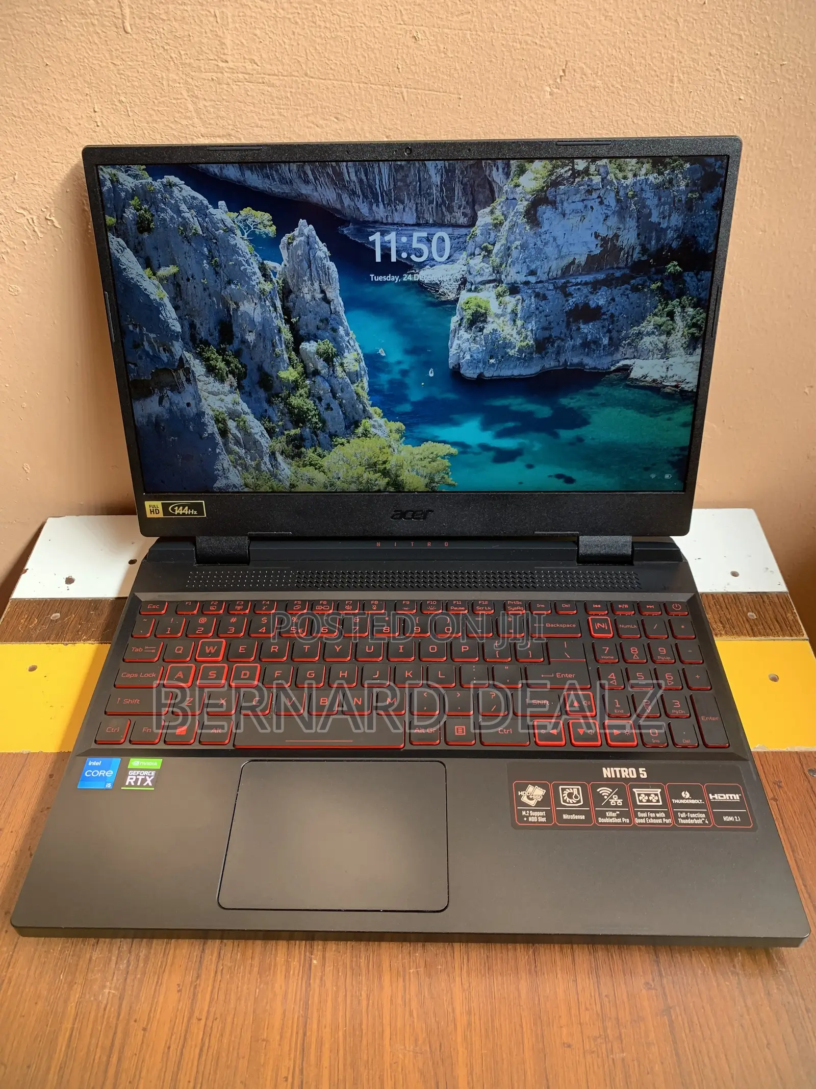 New Laptop Acer Nitro 5 8GB Intel Core i5 HDD+SSD 512GB