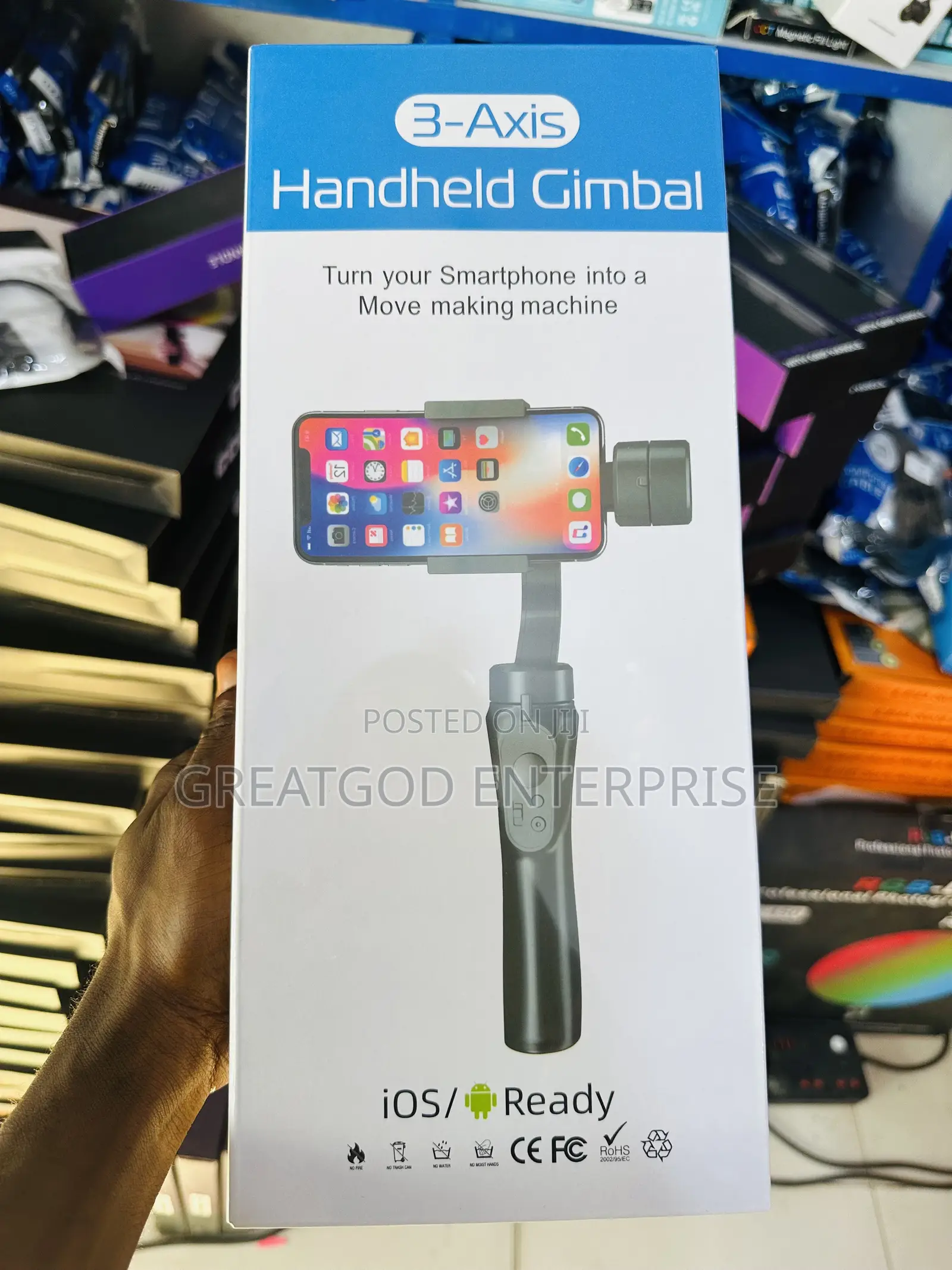 H4 3-Axis Handheld Gimbal Stabilizer
