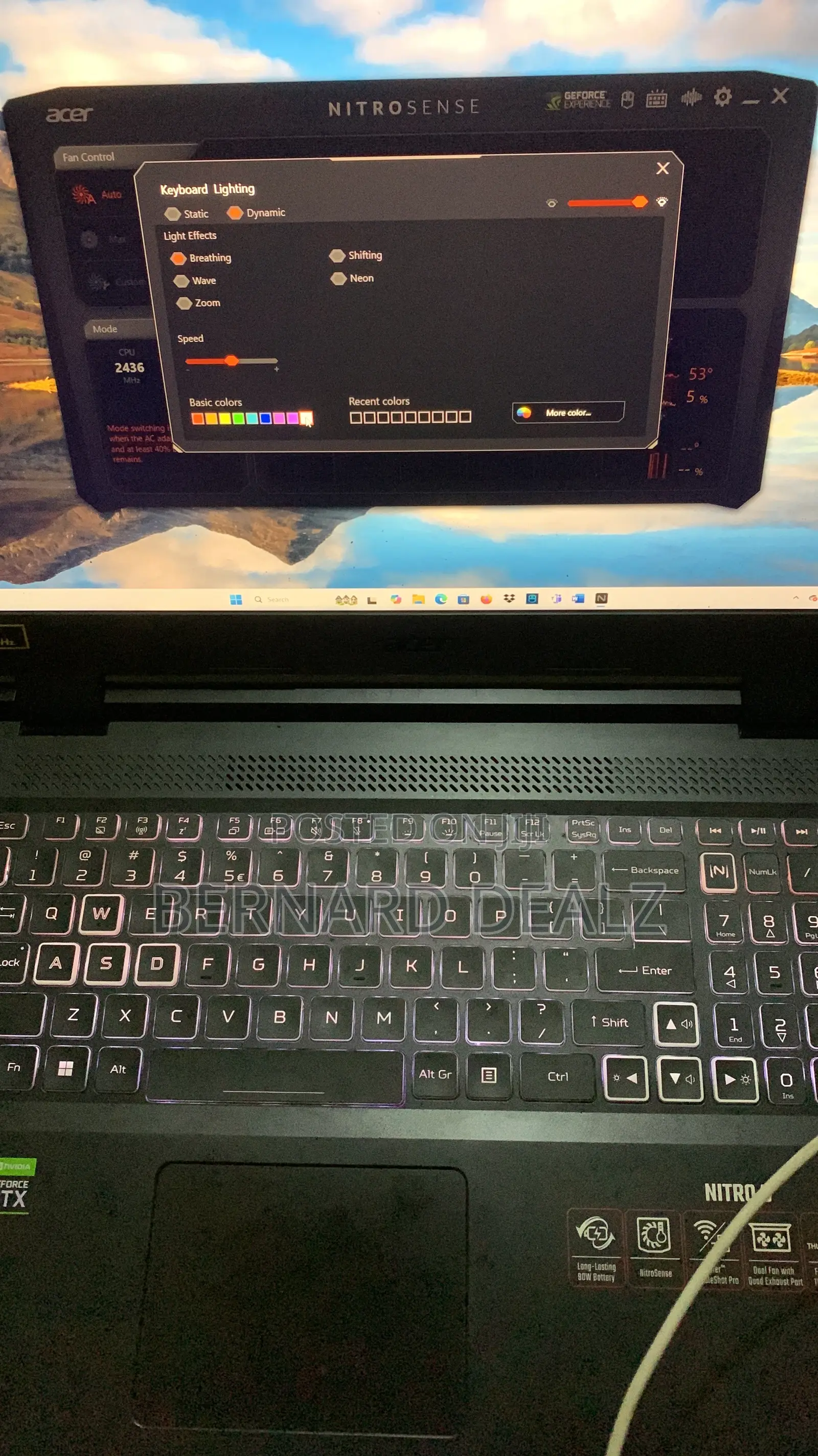 Laptop Acer Nitro 5 16GB Intel Core i5 HDD+SSD 512GB