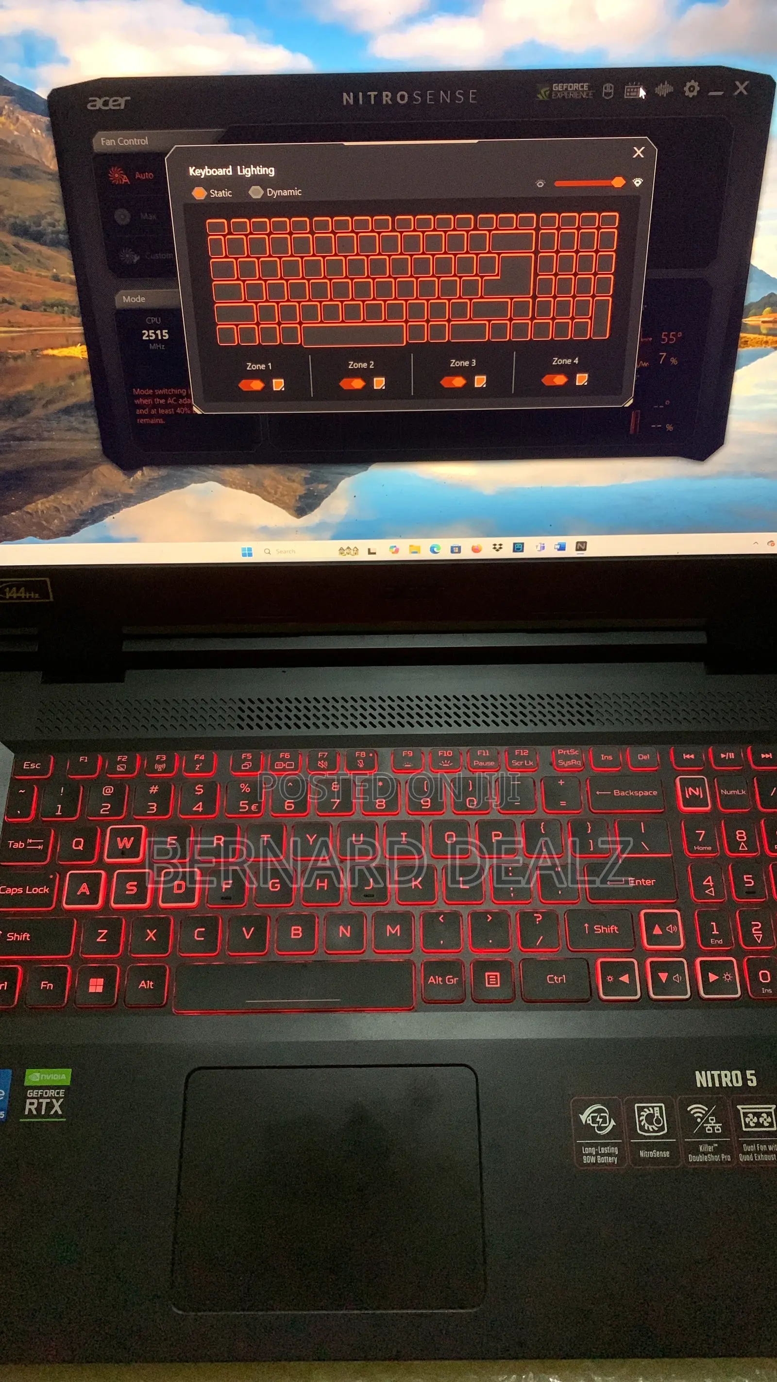 Laptop Acer Nitro 5 16GB Intel Core i5 HDD+SSD 512GB