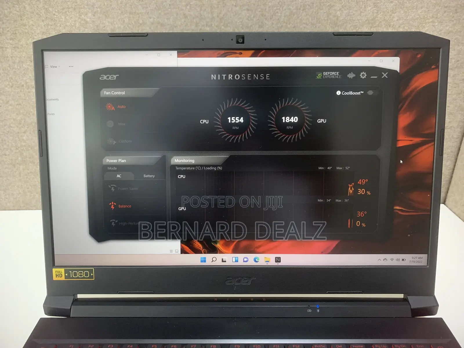 Laptop Acer Nitro 5 16GB Intel Core i5 HDD+SSD 512GB