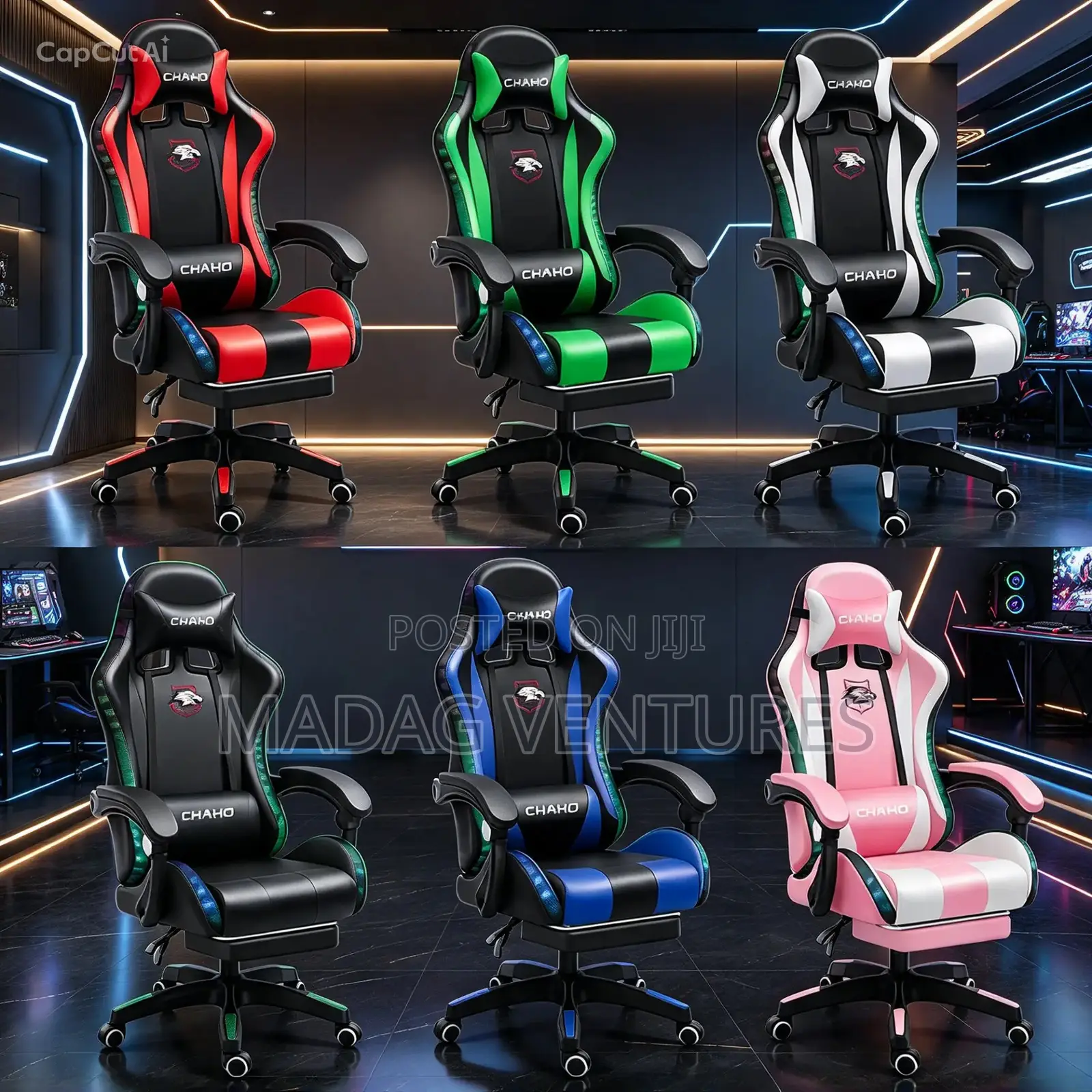 High Quality Gaming Chair RGB Light Office Chair
