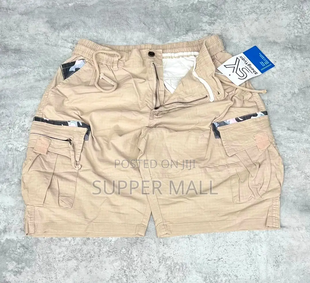 Men Cargo Shorts Side Pocket