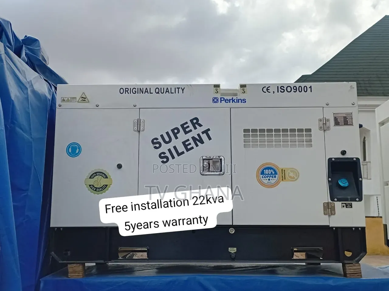 Heavy Duty 22kVA Perkins Genset – Excellent Performance 22kva