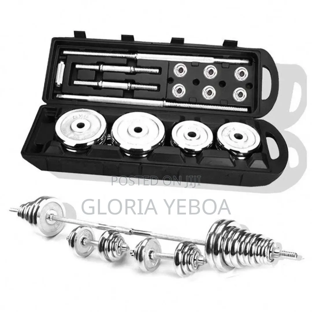 50kg Chrome Barbell and Dumbbell