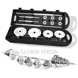 50kg Chrome Barbell and Dumbbell