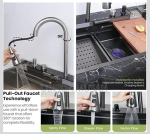 Multifunctional Smart Digital Kitchen Sink