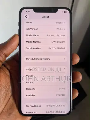 Apple iPhone 11 Pro Max 64 GB Black