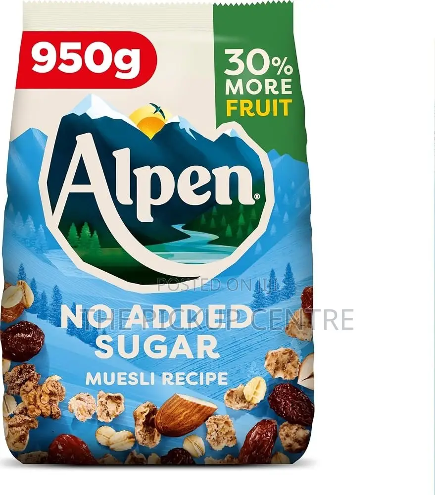 Alpen Muesli No Added Sugar 950G
