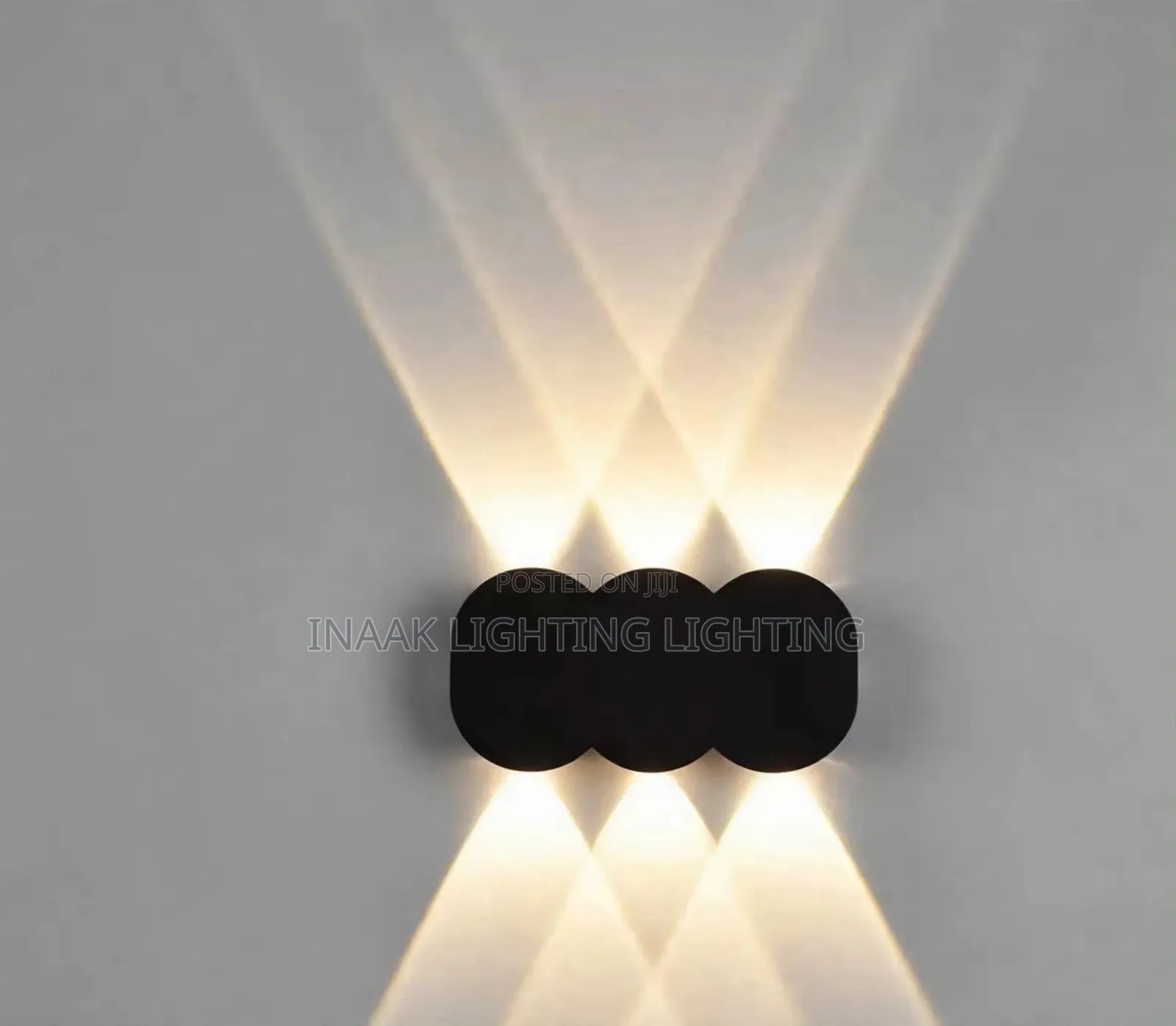 Triple Oval Up and Down Wall Light