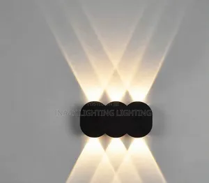 Triple Oval Up and Down Wall Light