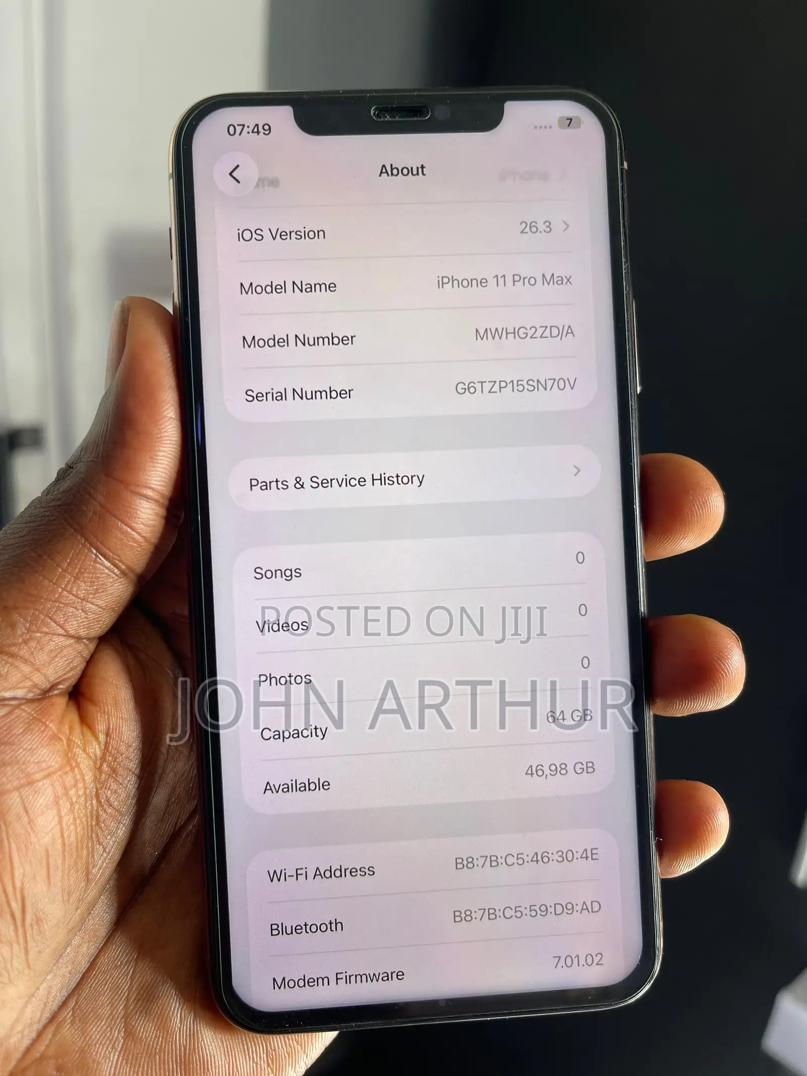 Apple iPhone 11 Pro Max 64 GB Gold