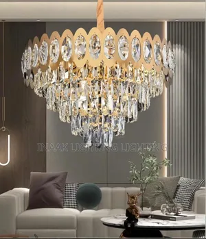Luxury Gold Crystal NR Chandelier